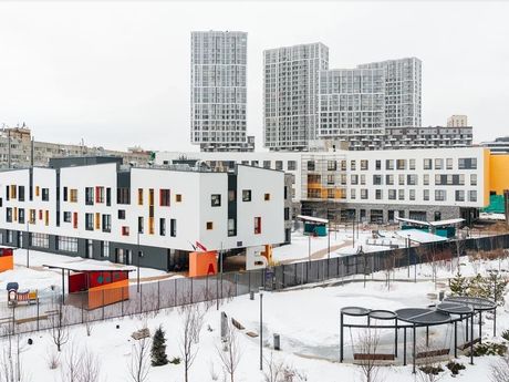 Донстрой завершает фасады в школе проекта «Символ»