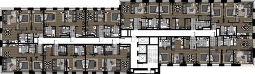 1-комнатная квартира, 55,3 м2, №885758, 