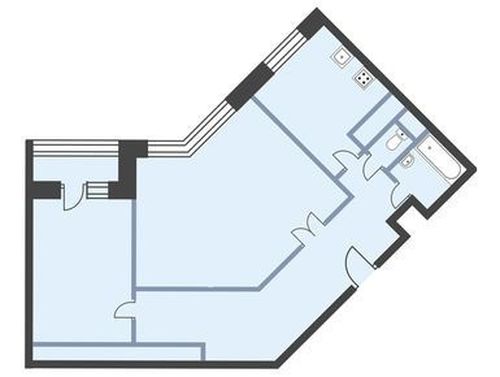 2-комнатная квартира, 81,3 м2, №332494, Москва