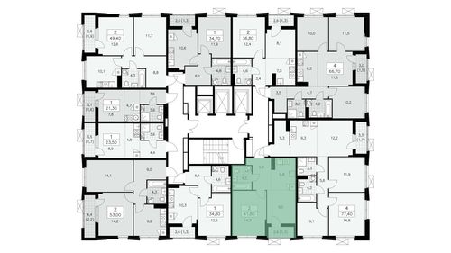 2-комнатная квартира, 41,8 м2, №832515, 