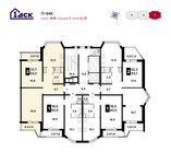 Планировка 2-комнатной квартиры, 64,3 м2