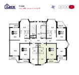 Планировка 1-комнатной квартиры, 39,6 м2