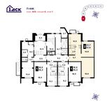 Планировка 2-комнатной квартиры, 58,1 м2
