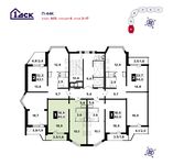 Планировка 1-комнатной квартиры, 39,5 м2