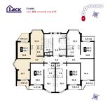 Планировка 2-комнатной квартиры, 62,9 м2