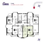 Планировка 1-комнатной квартиры, 39,5 м2