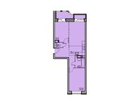 Планировка 2-комнатной квартиры, 54,4 м2