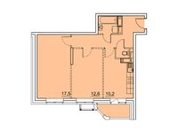Планировка 2-комнатной квартиры, 55,9 м2
