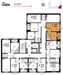 Планировка 1-комнатной квартиры, 32,8 м2