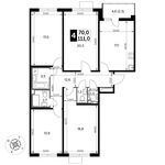 Планировка 4-комнатной квартиры, 111 м2
