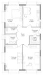 Планировка 3-комнатной квартиры, 71 м2