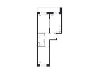 Планировка 2-комнатной квартиры, 58,85 м2