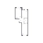 Планировка 3-комнатной квартиры, 52,02 м2