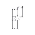 Планировка 3-комнатной квартиры, 51,3 м2
