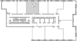 Планировка 1-комнатной квартиры, 40 м2