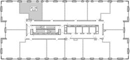 Планировка 1-комнатной квартиры, 42 м2