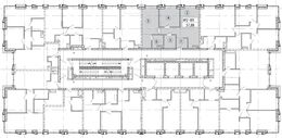 Планировка 2-комнатной квартиры, 57 м2