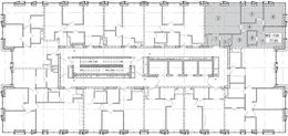 Планировка 3-комнатной квартиры, 77 м2