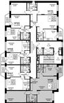 Планировка 3-комнатной квартиры, 80,37 м2