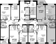 Планировка 3-комнатной квартиры, 67,94 м2