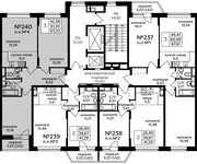 Планировка 3-комнатной квартиры, 63,55 м2