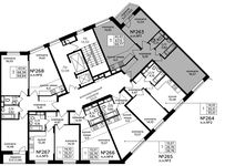 Планировка 3-комнатной квартиры, 68,77 м2