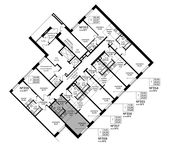 Планировка квартиры студии, 24,9 м2