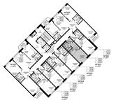 Планировка квартиры студии, 24,16 м2