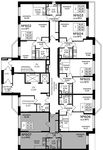 Планировка 2-комнатной квартиры, 61,36 м2