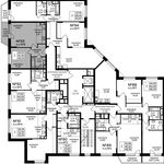 Планировка 2-комнатной квартиры, 44,24 м2