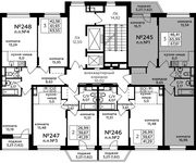 Планировка 3-комнатной квартиры, 67,61 м2