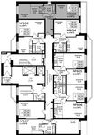 Планировка 2-комнатной квартиры, 42,91 м2