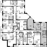 Планировка 3-комнатной квартиры, 86,34 м2