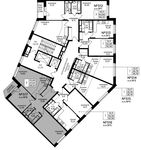 Планировка 3-комнатной квартиры, 68,65 м2