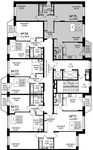 Планировка 3-комнатной квартиры, 80,09 м2