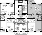 Планировка 3-комнатной квартиры, 67,61 м2
