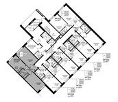 Планировка 2-комнатной квартиры, 58,06 м2