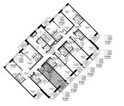 Планировка квартиры студии, 25,93 м2