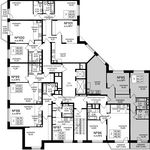 Планировка 3-комнатной квартиры, 86,34 м2