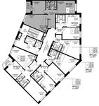 Планировка 3-комнатной квартиры, 66,22 м2