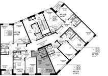 Планировка квартиры студии, 26,7 м2