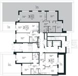 Планировка 3-комнатной квартиры, 99,67 м2