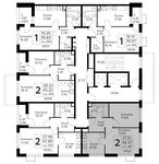 Планировка 2-комнатной квартиры, 46,37 м2