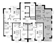 Планировка 3-комнатной квартиры, 66,8 м2