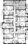 Планировка 2-комнатной квартиры, 57,7 м2