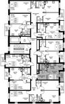 Планировка квартиры студии, 24,5 м2