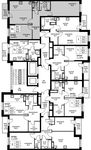 Планировка 3-комнатной квартиры, 58,6 м2