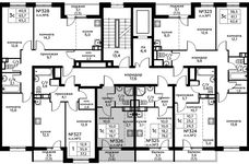 Планировка квартиры студии, 19,7 м2