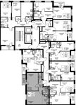 Планировка 2-комнатной квартиры, 45 м2
