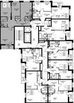Планировка 3-комнатной квартиры, 76,2 м2